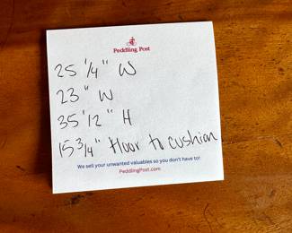 No makers mark - Single chair - Asking $50.