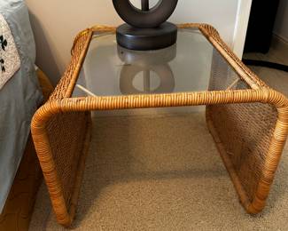 No makers marks - Two available - End Tables/Nightstands. Asking $400 for both.