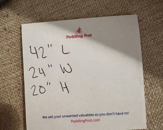 Schnadig Trunk - Asking $300 and will consider offers.