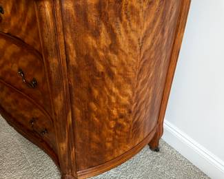 Chest of Drawers - No makers mark. Striped Tiger Elm - Asking $300. Will consider a reasonable offer.