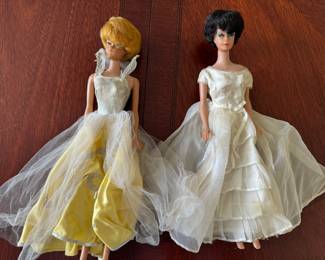 1958 Bubble Head Barbie’s
Some clothing available