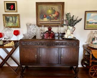 Lots of gorgeous antique pieces and collectibles