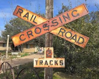 #1362 • Rail Road Crossing Sign
