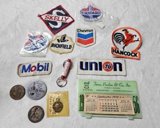 #2316 • Oil Company Patches, Ads, and Coins
