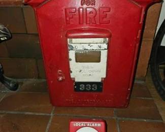 #3020 • Gamewell Fire Alarm Box and Fire Alarm
