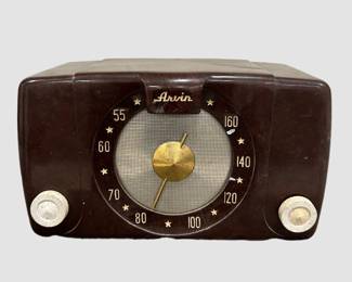 Vtg. Arvin 450T Bakelite Tube Radio