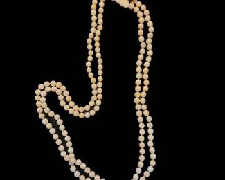 Vtg. rose clasp necklace with 14K gold clasp