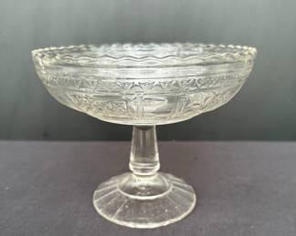 Bryce Panelled Forget Me Not Compote