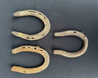 vintage horse shoes