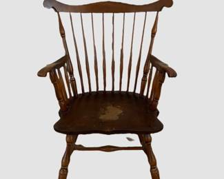 Antique comb back chair