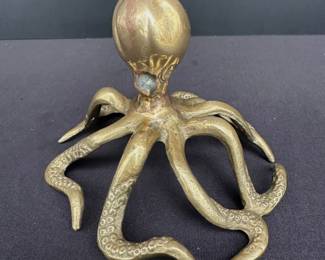 Brass octopus