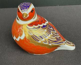Royal Crown Derby Paperweight Chaffinch