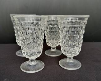 American Fostoria Water Goblets set of 4