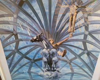 Santiago El Grande Horse by Salvador Dali