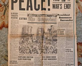 The Oregonian, August 15th 1945
