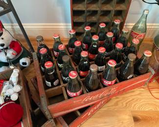 Commemorative Coke bottles.