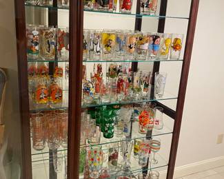 Looney Toons and other cartoon glasses.