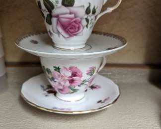 Teatime ! We have several different patterns . Perfect for a spring tea party 