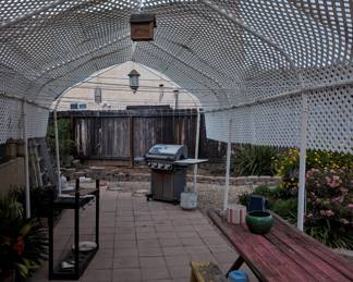 this huge awning is waiting for its new home!