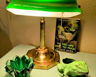 vintage Bankers desk lamp