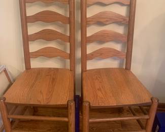 Solid oak chairs NEW