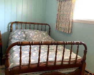 #3	Jenny Lind Full Size Bed w/mattress & Boxsprings Set	 $175.00 			
