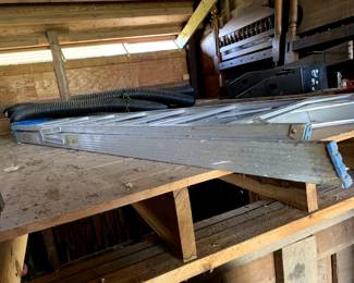 #161	Werner 8' Aluminum Ladder	 $120.00 			
