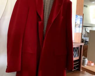 #268	Full Length Wool Red Coat Custom Styled Riding Apparel by Brittany	 $30.00 			
