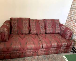 #96	Alexvale Furn. Red Loose Back Loveseat - 64" W - You Move	 $20.00 			
#97	Alexvale Furn. Red Loose Back Sofa - 89" Long - You Move	 $25.00 			

