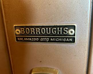 #142	Gray Metal Boroughs Cabinet 36x18x79	 $100.00 			
