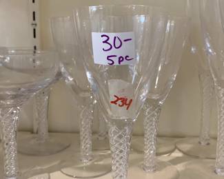 #234	Stuart 6.5" Crystal Wine Glasses Set of 5	 $30.00 			
