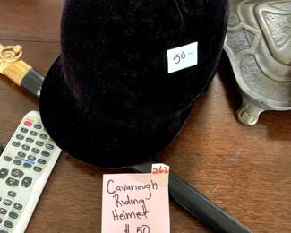 #262	Cavanaugh Riding Helmet	 $50.00 			

