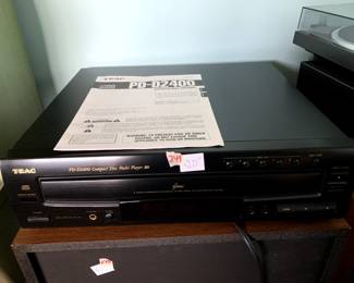 #249	Teac CD Multi-Player PDD2400	 $20.00 			
