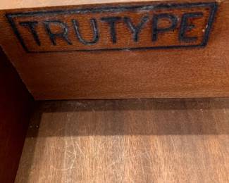 #26	Trutype HI-boy Chest of 8 drawers on claw feet - 35x20x62	 $175.00 			
