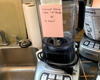 #114	Cuisinart Ultra Blender 	 $40.00 			

