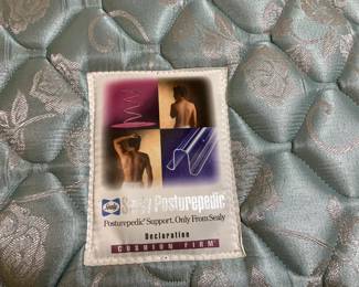 #2	Full Size 4 poster Mahogany Bed w/mattress& Boxsprings (Sealy)	 $175.00 			
