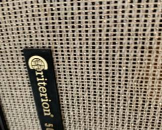 #259	Criterion 50 Speakers Pair	 $35.00 			
