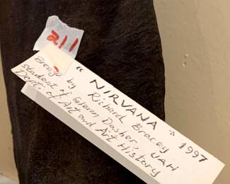 #211	"Nirvana" 1997 Bronze by Richard Bracey Student of Glenn Dasher UAH Dept. of Art	 $225.00 			
