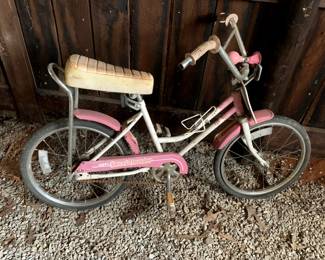 #189	 girl sweet huffy thunder banana seat bike 	 $25.00 			

