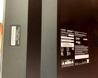 #76	Vizio 39" Non-Flat Screen Mounted on Wall w/Stand = You Remove from Wall	 $25.00 			
