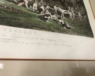 #265	"The Meeting at the Blagdon" Engraved Print by JW White Newcastle	 $125.00 			
