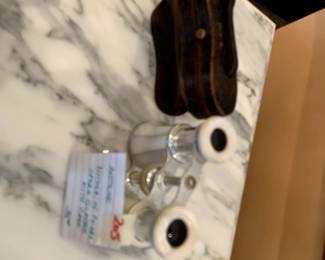 #206	Antique Mother of Pearl Opers Glasses w/ Case	 $35.00 			
