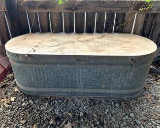 #151	Large Galvanized Watering Trough 70x28x23	 $75.00 			
