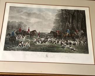 #265	"The Meeting at the Blagdon" Engraved Print by JW White Newcastle	 $125.00 			
