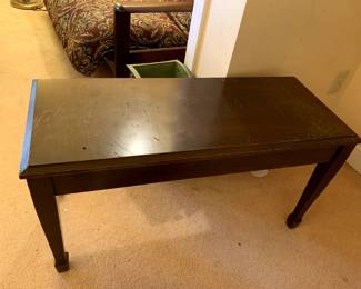 #58	Wood Piano Bench	 $45.00 			
