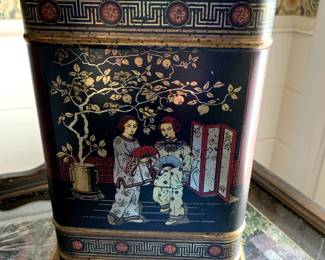 #67	Tin Body Asian Style square lamp - 29" Tall	 $100.00 			
