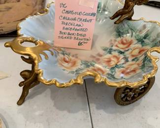 #196	Vintage Signed Blunton Hand Painted Porcelain Bon Bon Dish	 $85.00 			
