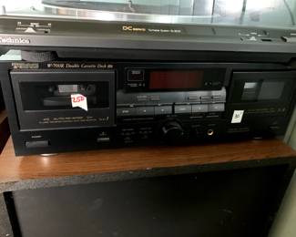 #250	Teac Dual Cassette Deck W700R	 $30.00 			
