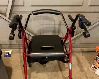 #129	Drive Walker Red w/ Basket	 $25.00 			
