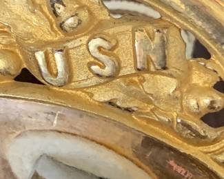 #108	Vintage USN Gecko - made in Germany Officers Dress Sword w/tassels 	 $150.00 			
